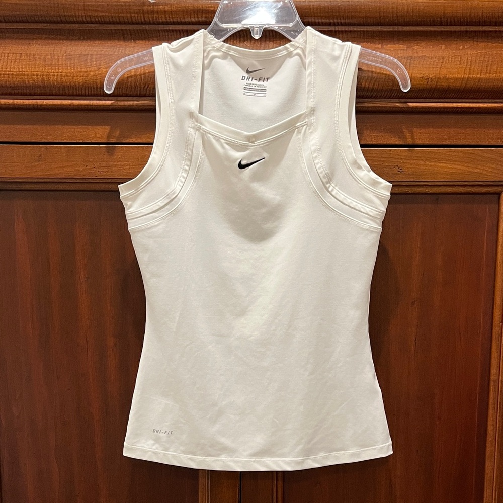 Nike Women's Ivory Dri-FIT Tank Top